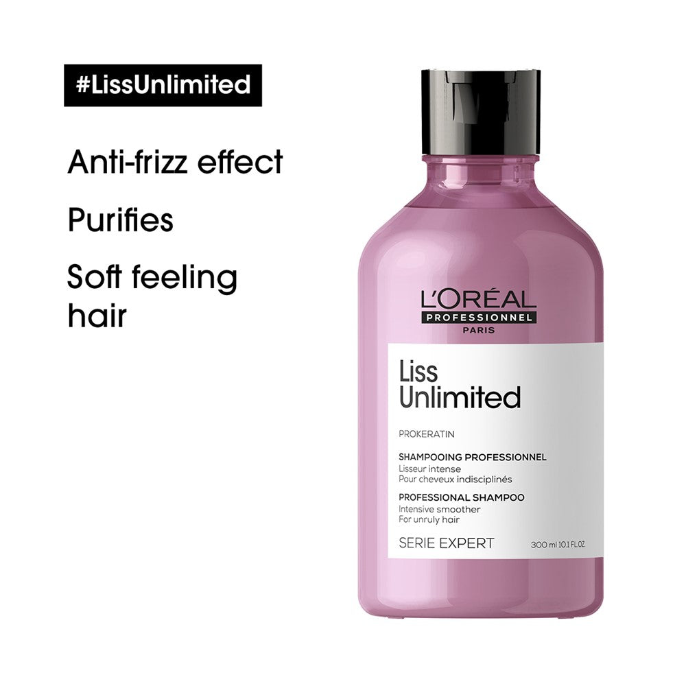 L'ORÉAL Serie Expert Liss Unlimited Shampoo - Anti Frizz (500ml)