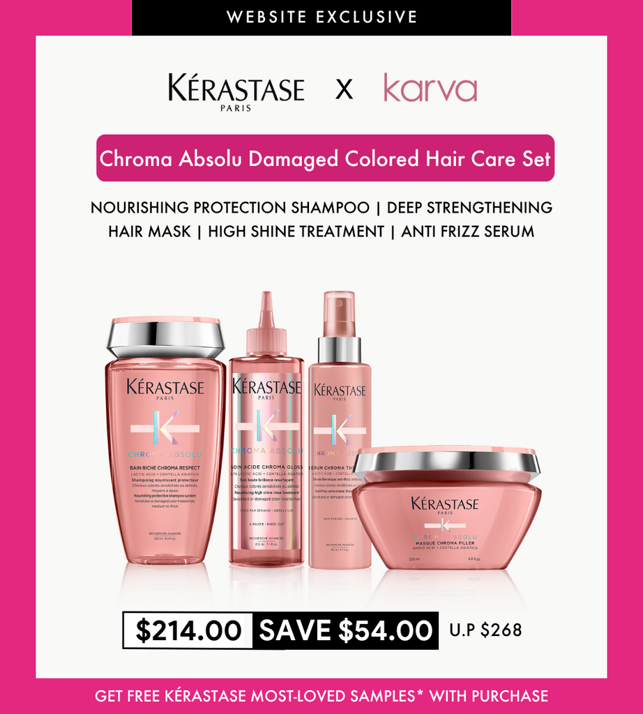 Kérastase Chroma Absolu Damaged Colored Hair Care Set