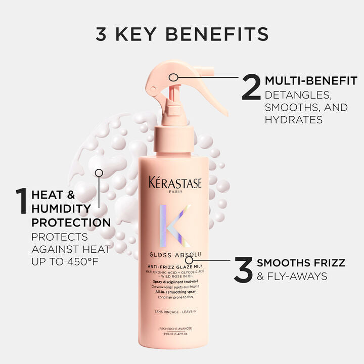 Kérastase Gloss Absolu Anti Frizz Glaze Milk Spray - 190ml | karva.sg