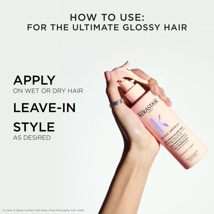Kérastase Gloss Absolu Anti Frizz Glaze Milk Spray - 190ml | karva.sg
